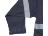 YATO Esőruha szett fényvisszaverő csíkokkal, kabát és nadrág, L méret, Navy Light (YT-79724)