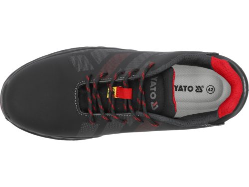 YATO PLATO S3S ESD alacsony szárú munkavédelmi cipő – méret 39 (YT-80660)