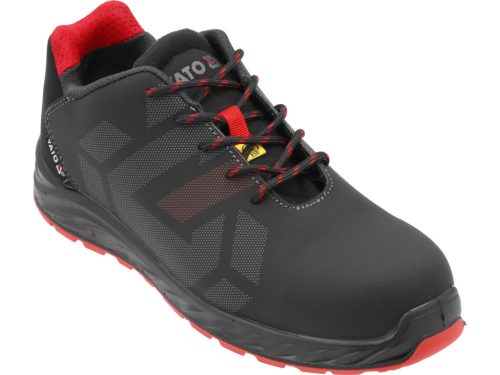 YATO PLATO S3S ESD alacsony szárú munkavédelmi cipő – 41-es méret (YT-80662)