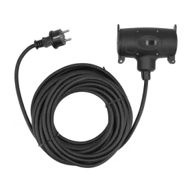   YATO Gumiszigetelésű hosszabbító 15 m – dupla aljzat, H05RR-F 3×1,5 mm², IP44 (YT-81031)