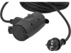 YATO Gumi hosszabbító kábel 25 m – dupla aljzat, H05RR-F 3×1,5 mm², IP44 (YT-81032)