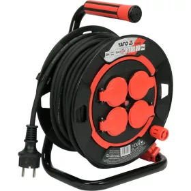   YATO Kábeldob 20 m, 4 aljzattal, 3G1,5 mm² H05RR-F vezetékkel  (YT-81052)