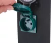YATO Kerti konnektoroszlop acél, 2 aljzatos, mechanikus időkapcsolóval, 230 V, IP44, 3680 W (YT-81276)