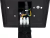 YATO Kerti konnektoroszlop acél, 2 aljzatos, mechanikus időkapcsolóval, 230 V, IP44, 3680 W (YT-81276)