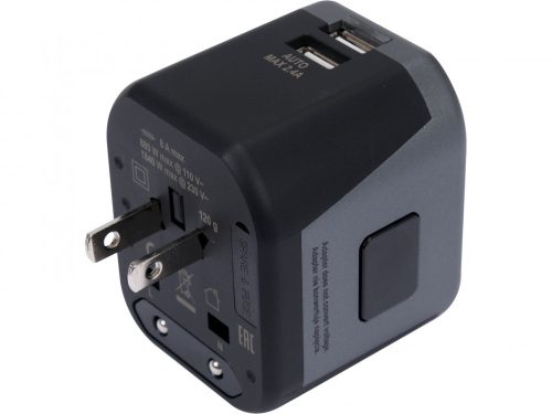 YATO Utazóadapter univerzális 2xusb 12w (YT-81301)