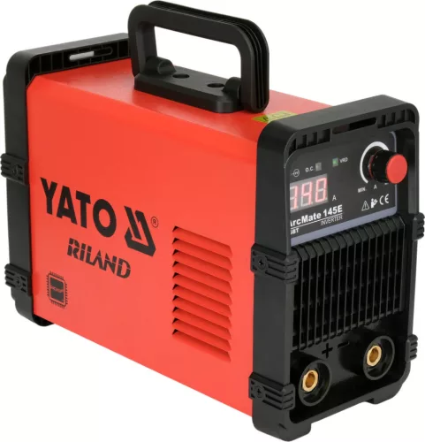 YATO Hegesztőgép „ArcMate 145E” inverteres MMA, 30–140 A, 1,6–3,2 mm elektródához (YT-81381)