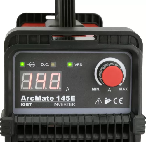 YATO Hegesztőgép „ArcMate 145E” inverteres MMA, 30–140 A, 1,6–3,2 mm elektródához (YT-81381)