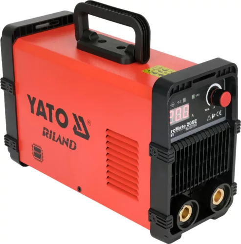 YATO Hegesztőgép „ArcMate 205E” inverteres MMA, 35–200 A, 1,6–4,0 mm elektródához (YT-81382)