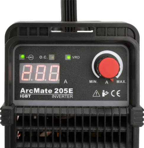 YATO Hegesztőgép „ArcMate 205E” inverteres MMA, 35–200 A, 1,6–4,0 mm elektródához (YT-81382)