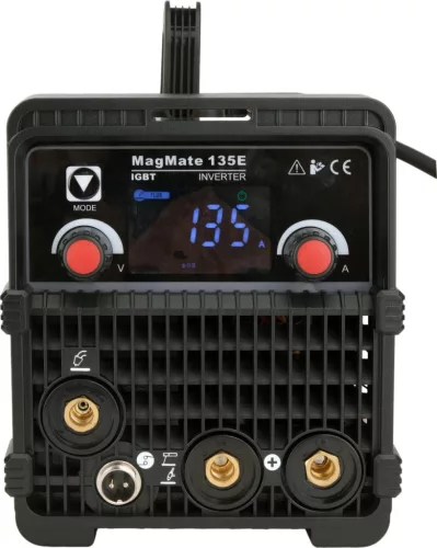 YATO Hegesztőgép „MagMate 135E” inverteres MIG-FLUX, gáz nélküli, 30–125 A, 0,8–1,0 mm huzalhoz (YT-81400)
