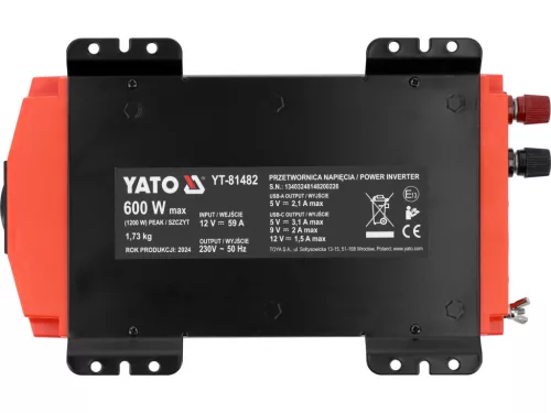 YATO Feszültség átalakító 600W(YT-81482)