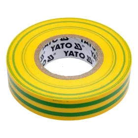   YATO SZIGETELŐSZALAG 15 X 0,13 MM X 20 M ZÖLD-SÁRGA (YT-81593)