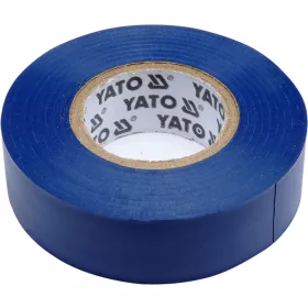   YATO Szigetelőszalag PVC-ből, kék, 19 mm × 20 m × 0,13 mm (YT-81651)