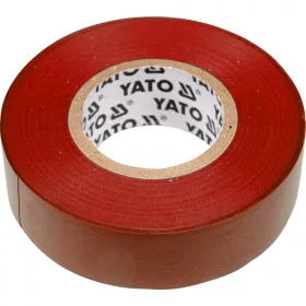 YATO Szigetelőszalag 19 x 0,13 mm x 20 m piros  (YT-8166)