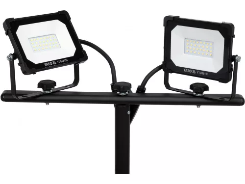YATO ELEKTROMOS ÁLLVÁNYOS LED DUPLA REFLEKTOR 3800 LUMEN 2X20 W (YT-818151)