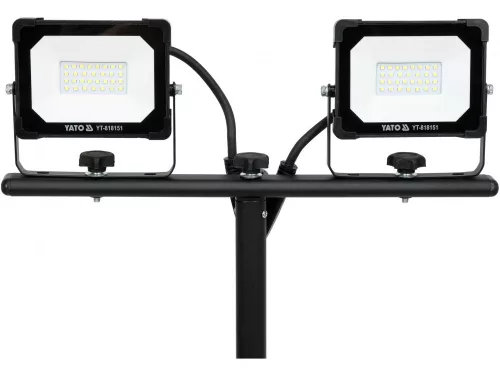 YATO ELEKTROMOS ÁLLVÁNYOS LED DUPLA REFLEKTOR 3800 LUMEN 2X20 W (YT-818151)