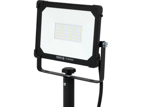 YATO LED reflektor állvánnyal, 30 W, 2850 lm, IP65, 0,59–1,22 m (YT-818161)
