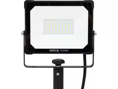 YATO LED reflektor állvánnyal, 30 W, 2850 lm, IP65, 0,59–1,22 m (YT-818161)