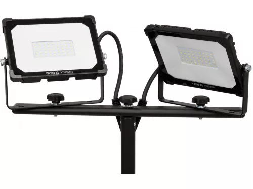 YATO LED reflektor állvánnyal, 2 × 30 W, 5700 lm, IP65, 0,59–1,22 m (YT-818171)