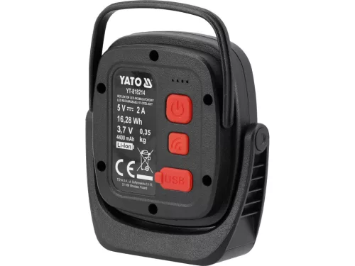 YATO HORDOZHATÓ MUNKALÁMPA – 10 W | 1200 lm | MOZGÁSÉRZÉKELŐS (YT-818214)