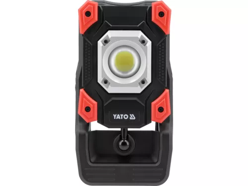 YATO ÚJRATÖLTHETŐ HORDOZHATÓ LED MUNKALÁMPA, 20W, 2000 LM, GYORSRÖGZÍTŐVEL (YT-818216)