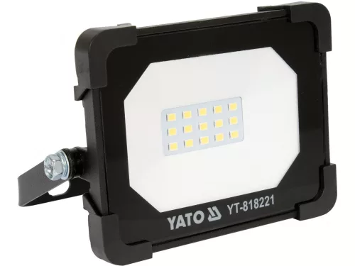 YATO Reflektor SMD LED fényforrással, 10 W, 950 lm, IP65, 6500 K (YT-818221)