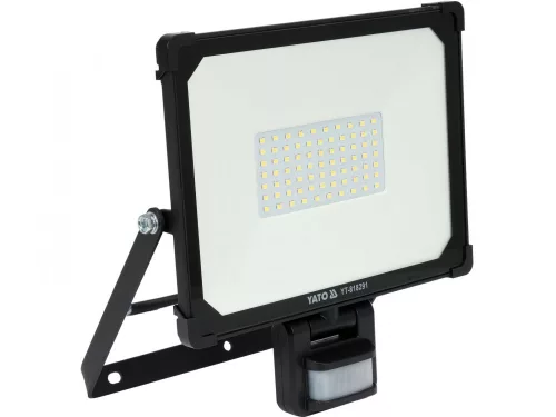YATO LED reflektor mozgásérzékelővel, 50 W, 4750 lm, IP54, 6500 K (YT-818291)