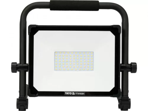 YATO Hordozható LED reflektor állítható hordozókerettel, 50 W, 4750 lm, IP65 (YT-818391)