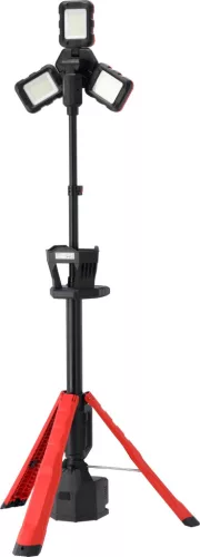YATO LED akku munkalámpa állvánnyal, hibrid 18 V / hálózatról is, 10 000 lm, 115–235 cm (YT-818394)