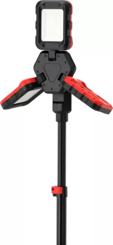 YATO LED akku munkalámpa állvánnyal, hibrid 18 V / hálózatról is, 10 000 lm, 115–235 cm (YT-818394)