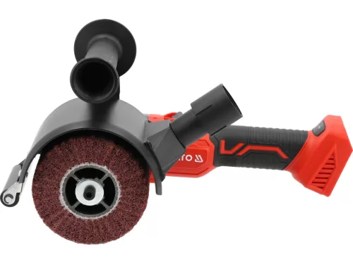 YATO Akkus hengeres csiszológép 18 V – szénkefementes motorral, géptest (YT-81950)