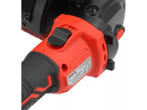 YATO Akkus hengeres csiszológép 18 V – szénkefementes motorral, géptest (YT-81950)