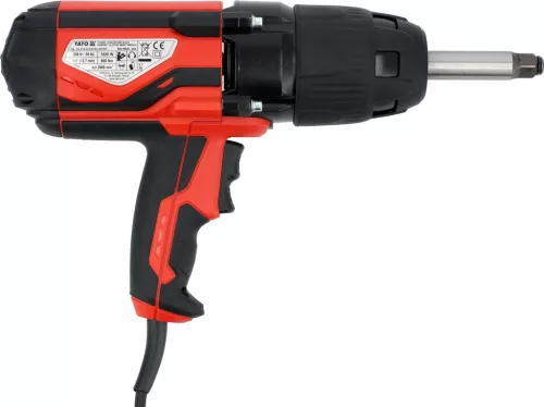 YATO Elektromos ütvecsavarozó 1/2” hosszított kihajtással, 1020 W, 800 Nm, 1200 Nm oldási nyomaték (YT-82022)