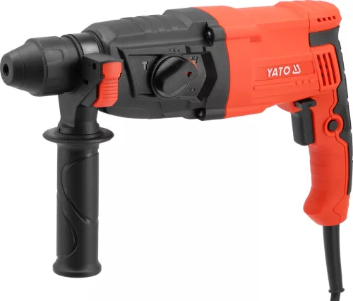 YATO ÜTVE FÚRÓ-VÉSŐ KALAPÁCS SDS-plus, 3,2J,  és SAROKCSISZOLÓ GÉP, 125 mm,  750 Watt, készlet egyben (YT-821200)