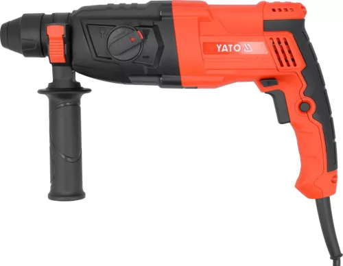 YATO ÜTVE FÚRÓ-VÉSŐ KALAPÁCS SDS-plus, 3,2J,  és SAROKCSISZOLÓ GÉP, 125 mm,  750 Watt, készlet egyben (YT-821200)