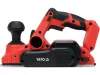 YATO Gyalugép fához, akkus 18 V, 82 mm, 0–2 mm, szénkefementes, akku és töltő nélkül (YT-82192)