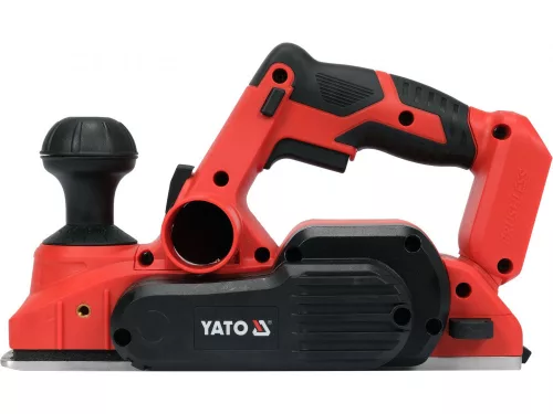 YATO Gyalugép fához, akkus 18 V, 82 mm, 0–2 mm, szénkefementes, akku és töltő nélkül (YT-82192)