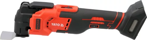 YATO Multifunkciós gép akkus, szénkefementes motorral, 18 V, 10 500–20 000 rezgés/perc, akku és töltő nélkül (YT-82227)