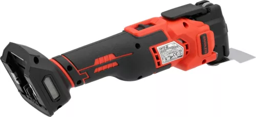 YATO Multifunkciós gép akkus, szénkefementes motorral, 18 V, 10 500–20 000 rezgés/perc, akku és töltő nélkül (YT-82227)
