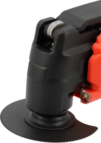 YATO Multifunkciós gép akkus, szénkefementes motorral, 18 V, 10 500–20 000 rezgés/perc, akku és töltő nélkül (YT-82227)