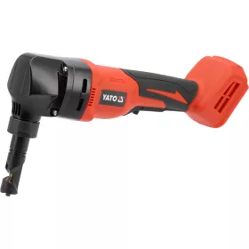   YATO Lemezvágó olló akkus, 18 V, 2,5 mm vágáskapacitás, akku és töltő nélkül (YT-82399)