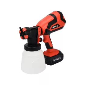   YATO AKKUMULÁTOROS FESTÉKSZÓRÓPISZTOLY 1000 ML 18 V LI-ION (1 X 4,0 AH AKKU + TÖLTŐ) (YT-82765)