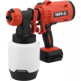   YATO Akkumulátoros festékszóró pisztoly HVLP, 18 V, 1000 ml, 1 l/perc, szénkefe nélküli motorral (YT-82767)