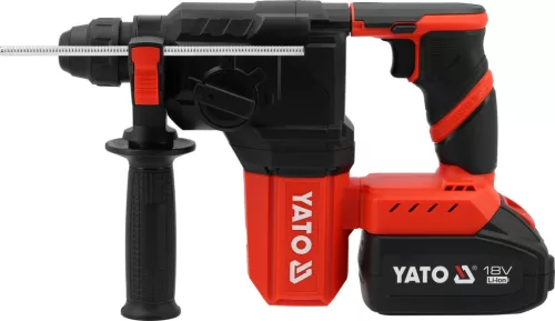 YATO Akkus fúrókalapács SDS-Plus 18V, 2,5 J, 2×4 Ah akkuval és gyorstöltővel (YT-827722)