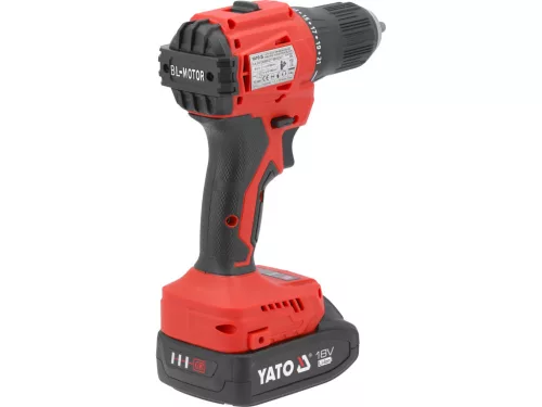 YATO FÚRÓ CSAVAROZÓ 18V 2AH,45NM (YT-827788)