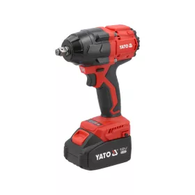   YATO Ütvecsavarozó akkus, szénkefementes, 18 V, 1/2”, 850 Nm, 2×4 Ah akkuval és töltővel (YT-8277935)