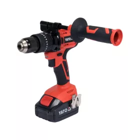   YATO AKKUMULÁTOROS ÜTVEFÚRÓ-CSAVAROZÓ 18 V SZÉNKEFE NÉLKÜLI MOTOR (1 X 3,0 AH AKKU + TÖLTŐ) (YT-82790)