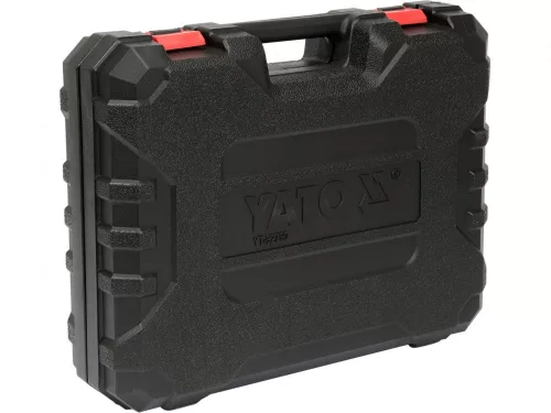 YATO AKKUMULÁTOROS ÜTVEFÚRÓ-CSAVAROZÓ 18 V SZÉNKEFE NÉLKÜLI MOTOR (1 X 3,0 AH AKKU + TÖLTŐ) (YT-82790)