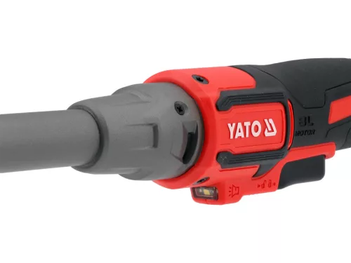 YATO Akkus hosszú derékszögű ütvecsavarozó 18 V, 110 Nm, 1/2”, akku nélkül (YT-828035)