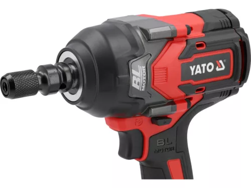 YATO Akkus ütvecsavarozó 18 V, 1/2”, szénkefementes, 1200 Nm, 4 Ah akkumulátorral (YT-828071)